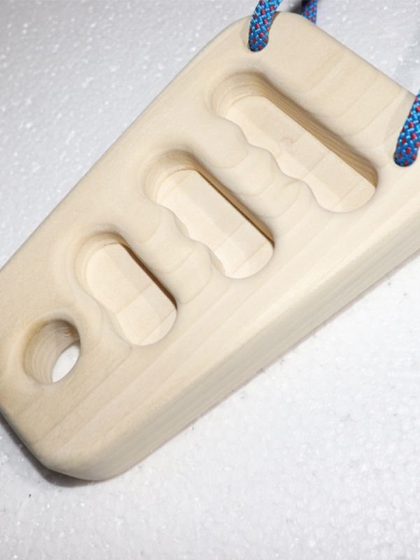 Household Simple Wooden Grip Finger Grip Pull-Up Rock Climbing Fingerboard Training Gear