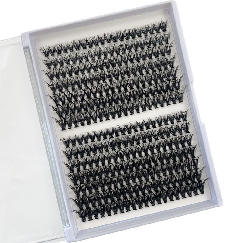 Women Simple Single Cluster Natural Grafting Segmented False Eyelashes
