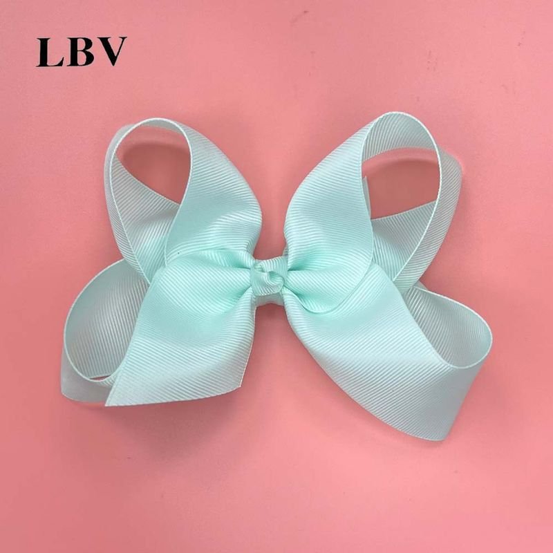 Kids Girls Cute Solid Color Bow Hairpin