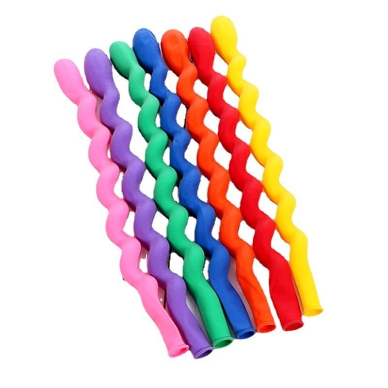 Dragon Ball Spiral Twist Screw Balloon Shaped Balloon Nightclub Decoration Balloon Bar Ktv Decoration Active Atmosphere