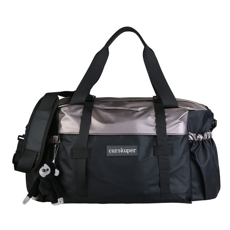 Men Leisure Sports Alphabet Large Capacity Nylon Duffle Bag