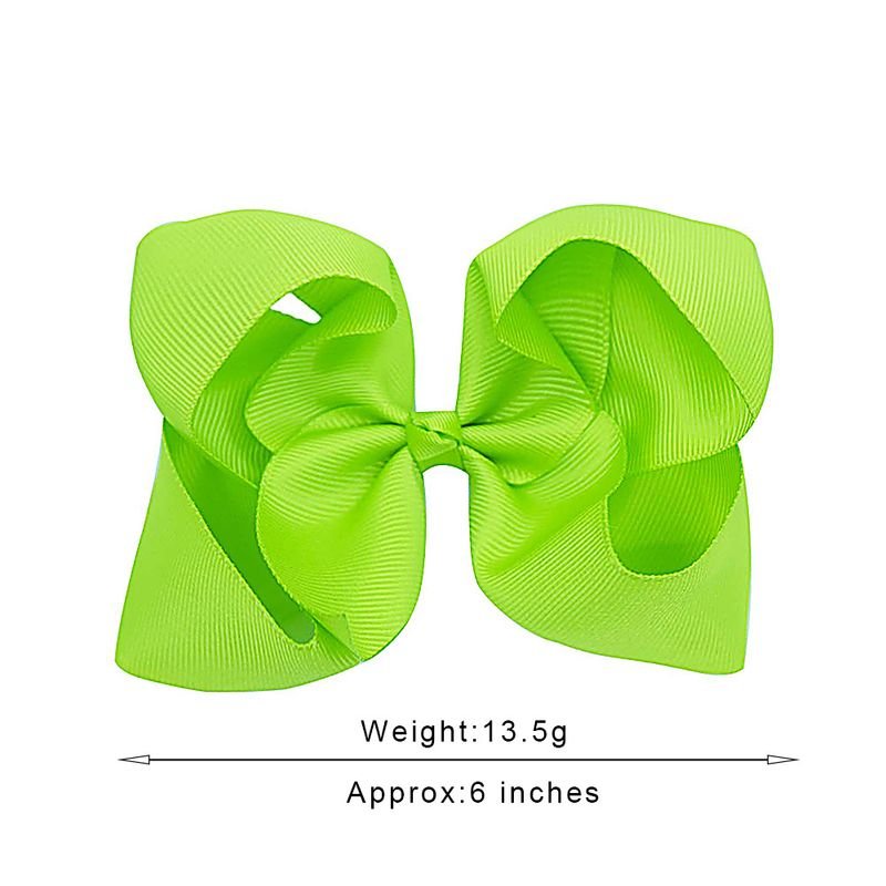 Kids Girls Cute Solid Color Bow Hairpin