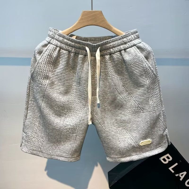 Summer Men Casual Loose Drawstring Shorts