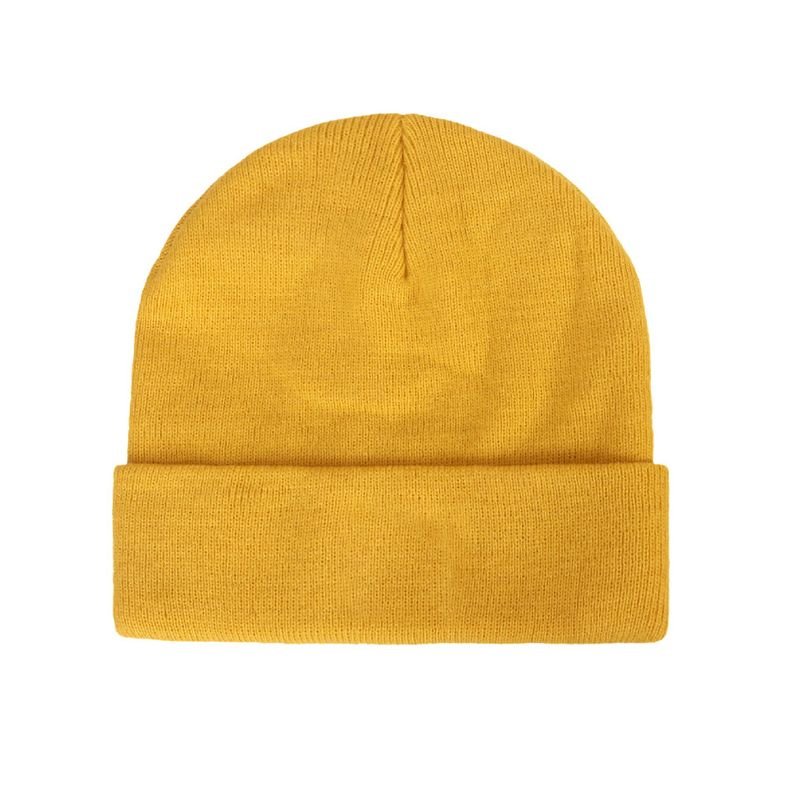 Autumn And Winter Fashion Simple Solid Color Warm Knitted Parent-Child Wool Hat