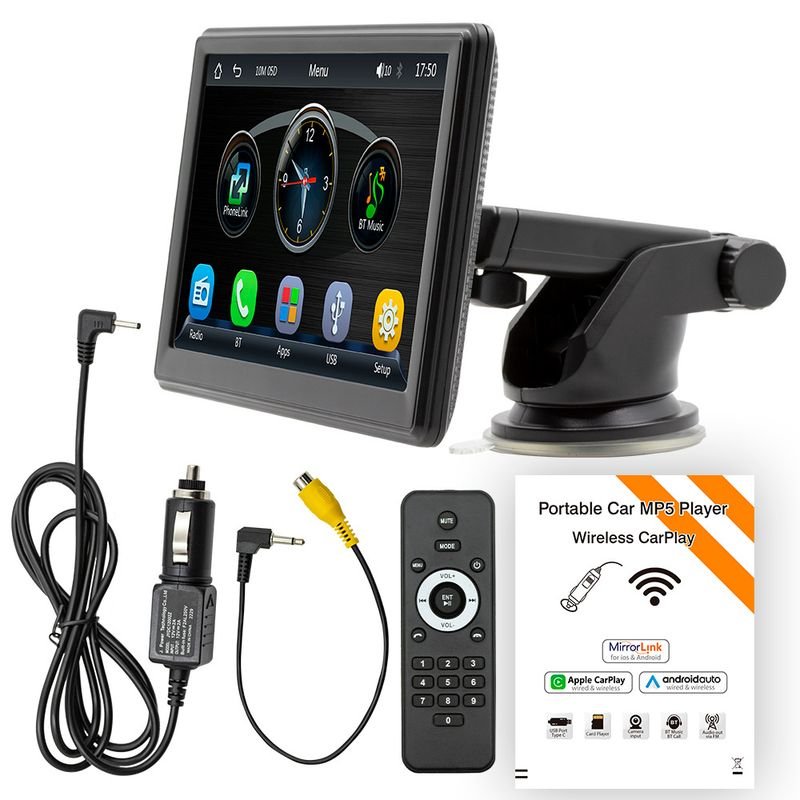 Portable Wireless Carplay Car Mp5 Player