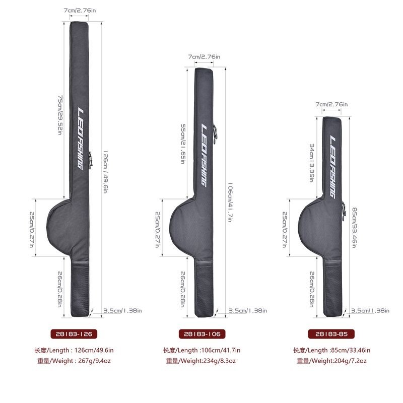 Outdoor Fishing Folding Fishing Rod Storage Bag