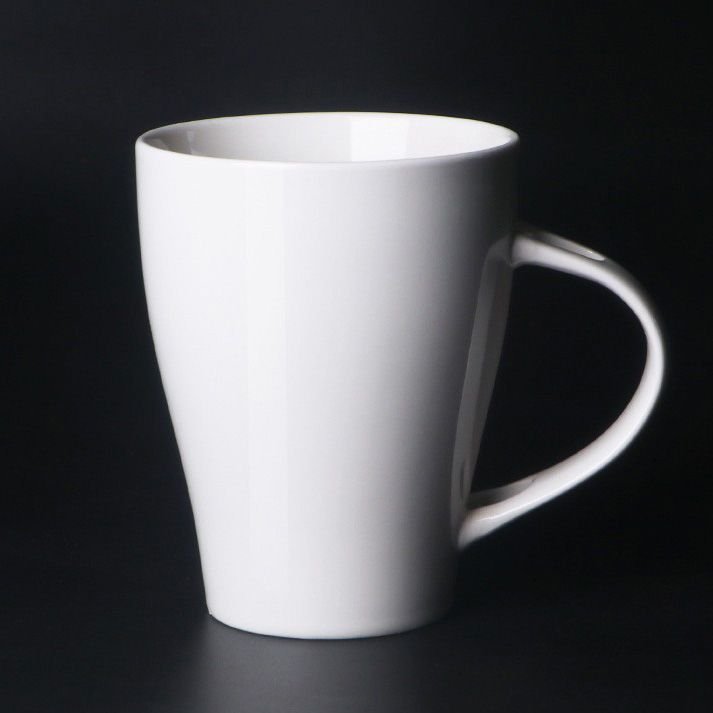 White Ceramic Mug Custom Logo Print