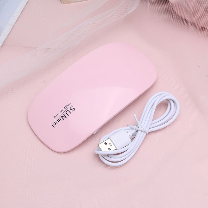 Mini Nail Polish Glue Drying Baking Lamp Usb Interface Folding Sunmini Mouse Light Therapy Lamp Small Nail Lamp