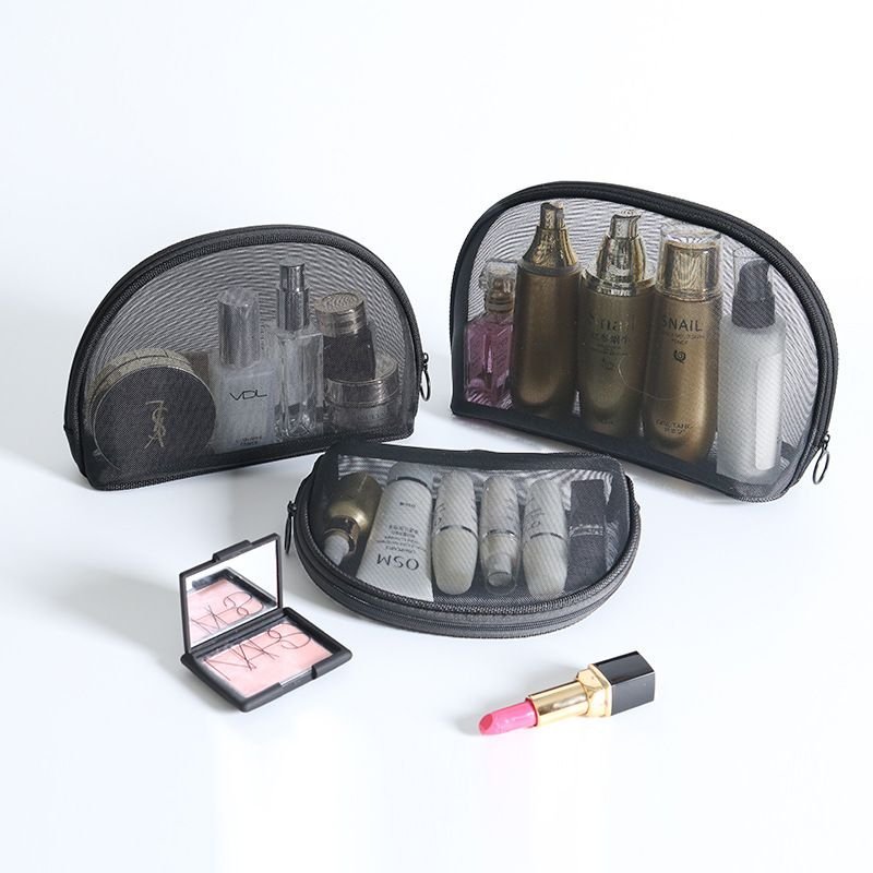 Portable Simple Large-Capacity Transparent Cosmetic Bag