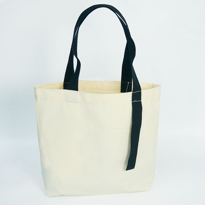 Simple Multicolor Ribbon Canvas Tote Bag