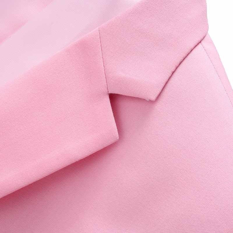 Men Business Wedding Office Solid Color Long Sleeve Lapel Suit Waistcoat Pants Plus Size Sets