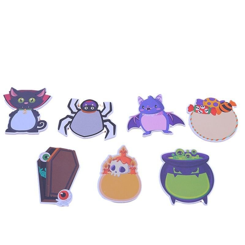 Simple Creative Cartoon Cute Halloween Theme Alien Post-It 10-Set
