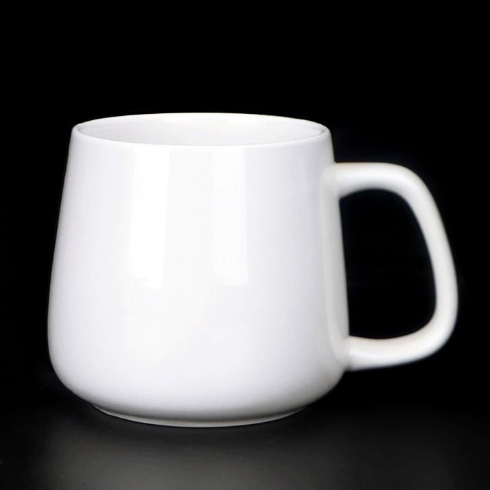 White Ceramic Mug Custom Logo Print