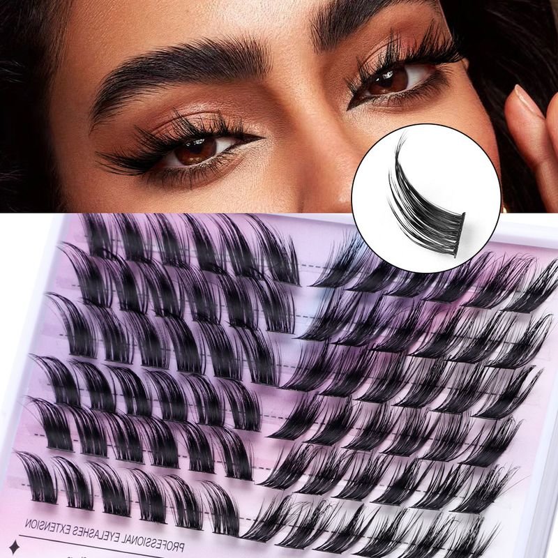 Women Simple Large-Capacity Thick Sectional Grafting False Eyelashes