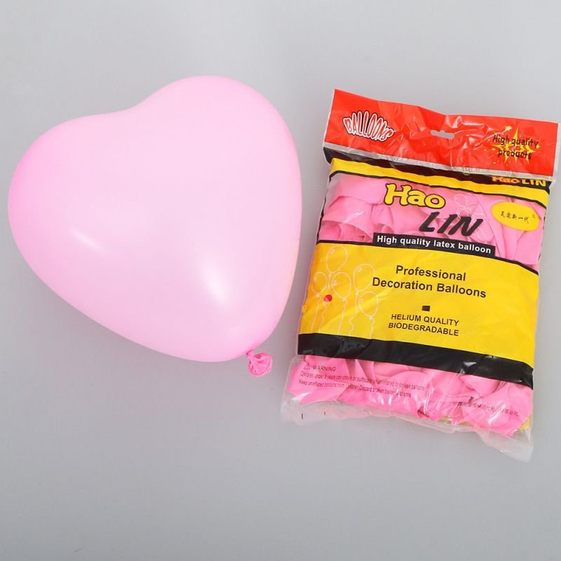 12 Inches Heart-Shaped Wedding Room Decoration Balloon I Love You Wedding Balloon